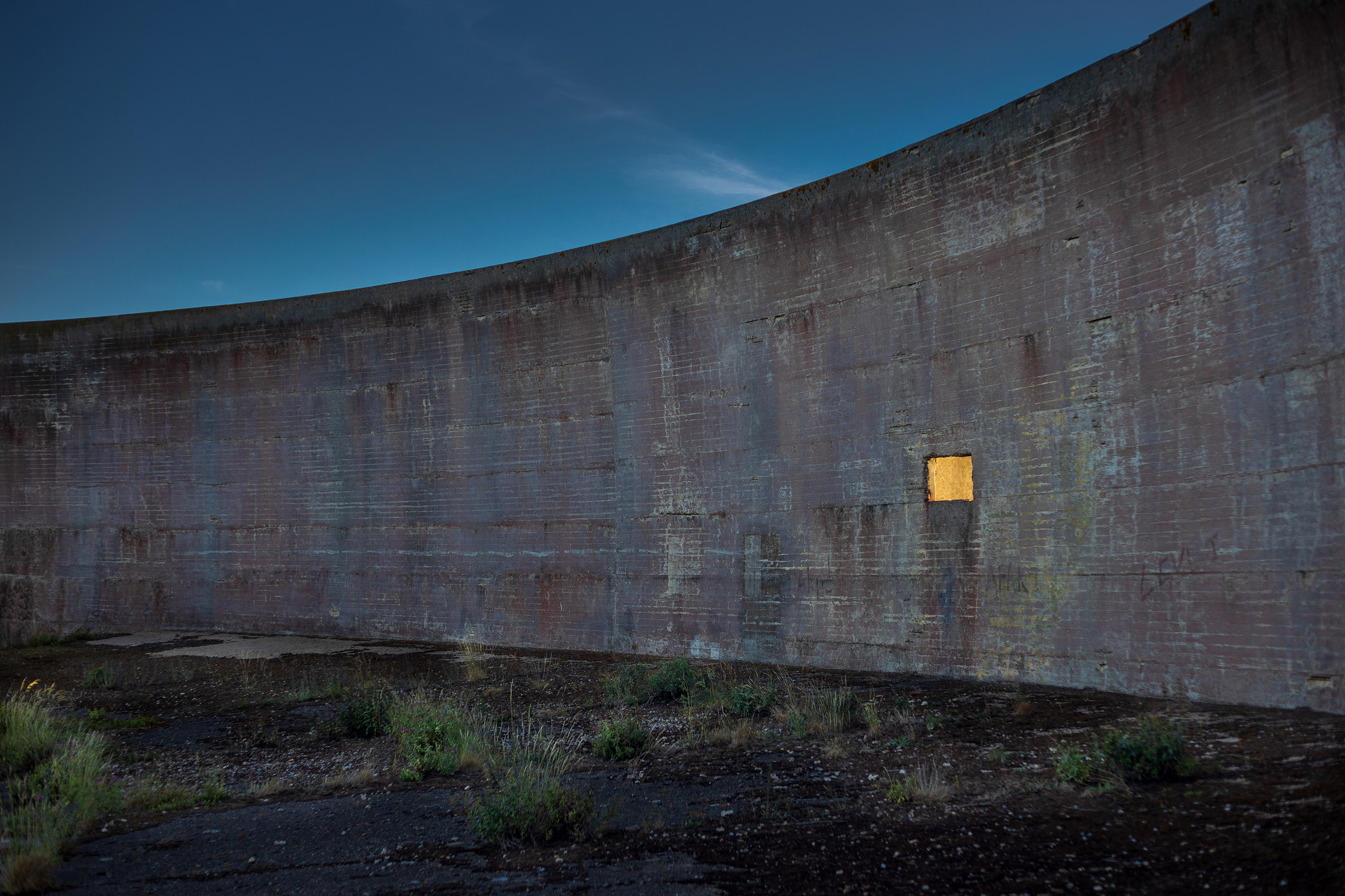 Heavily edited image. Denge sound mirrors