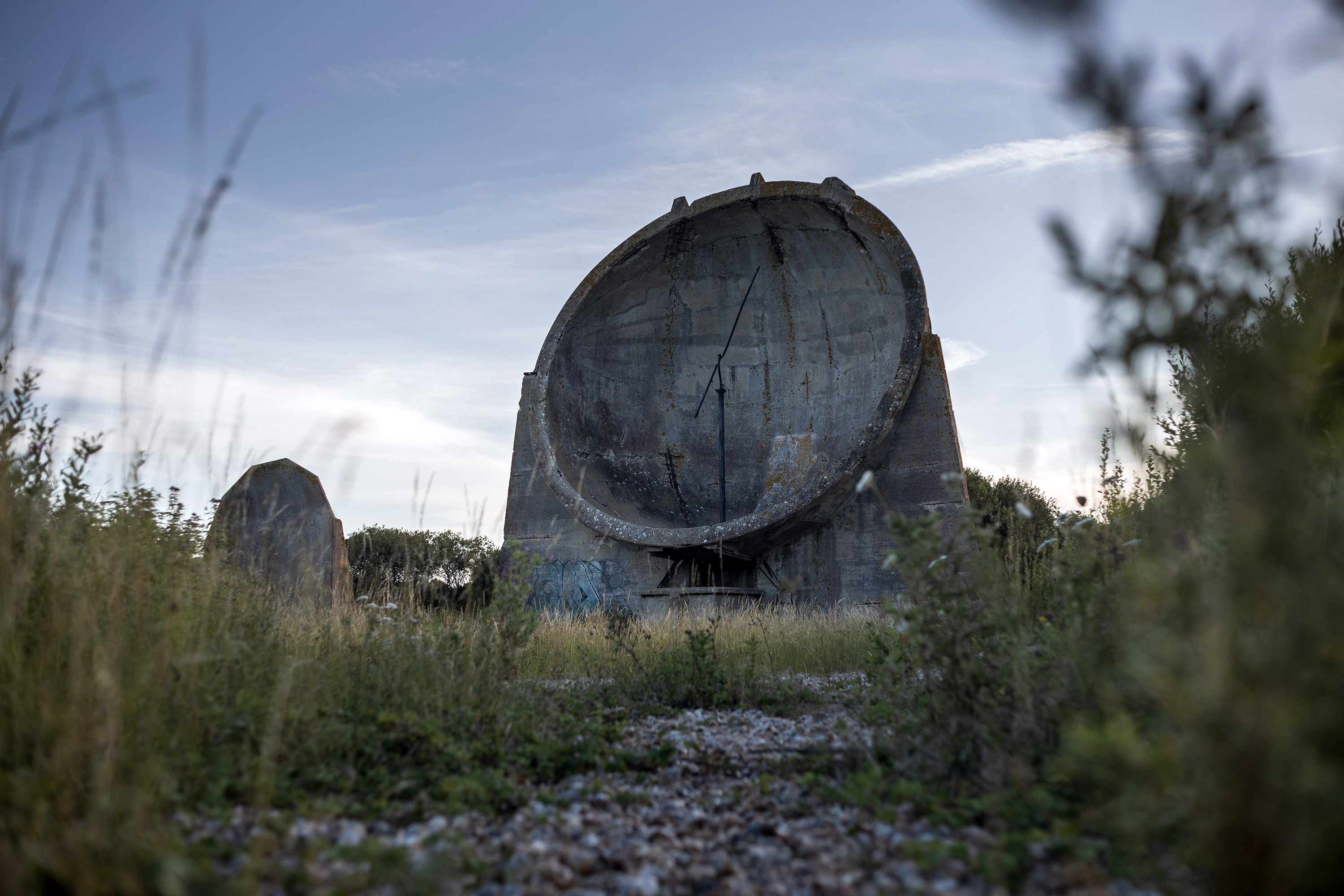 Another angle of the Denge sound mirrors