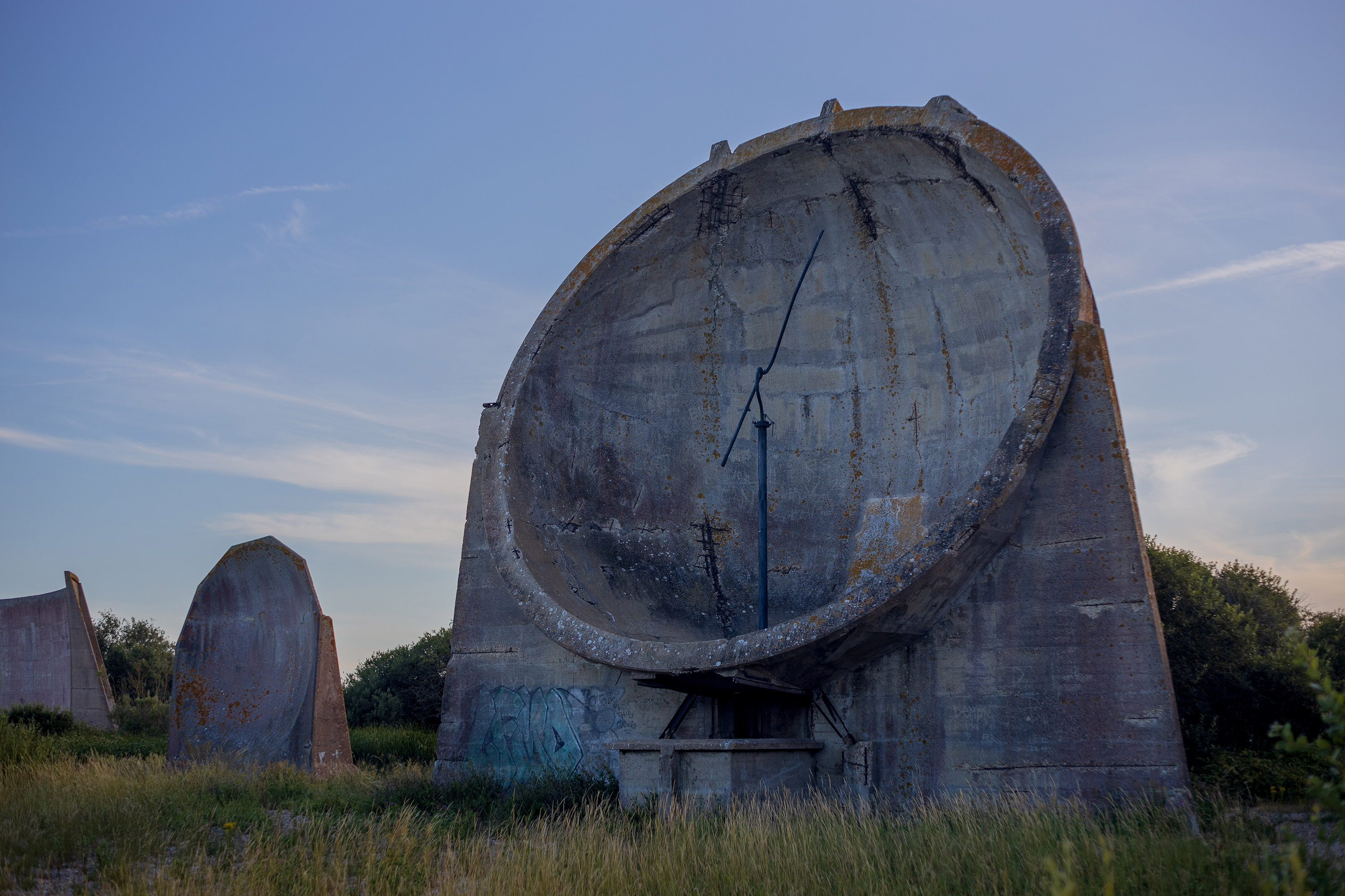 Denge sound mirrors were used to detect incoming aircraft before the invention of Radar