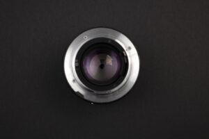 Konica Hexanon AR 35mm f2 - Back view showing the diaphragm blades