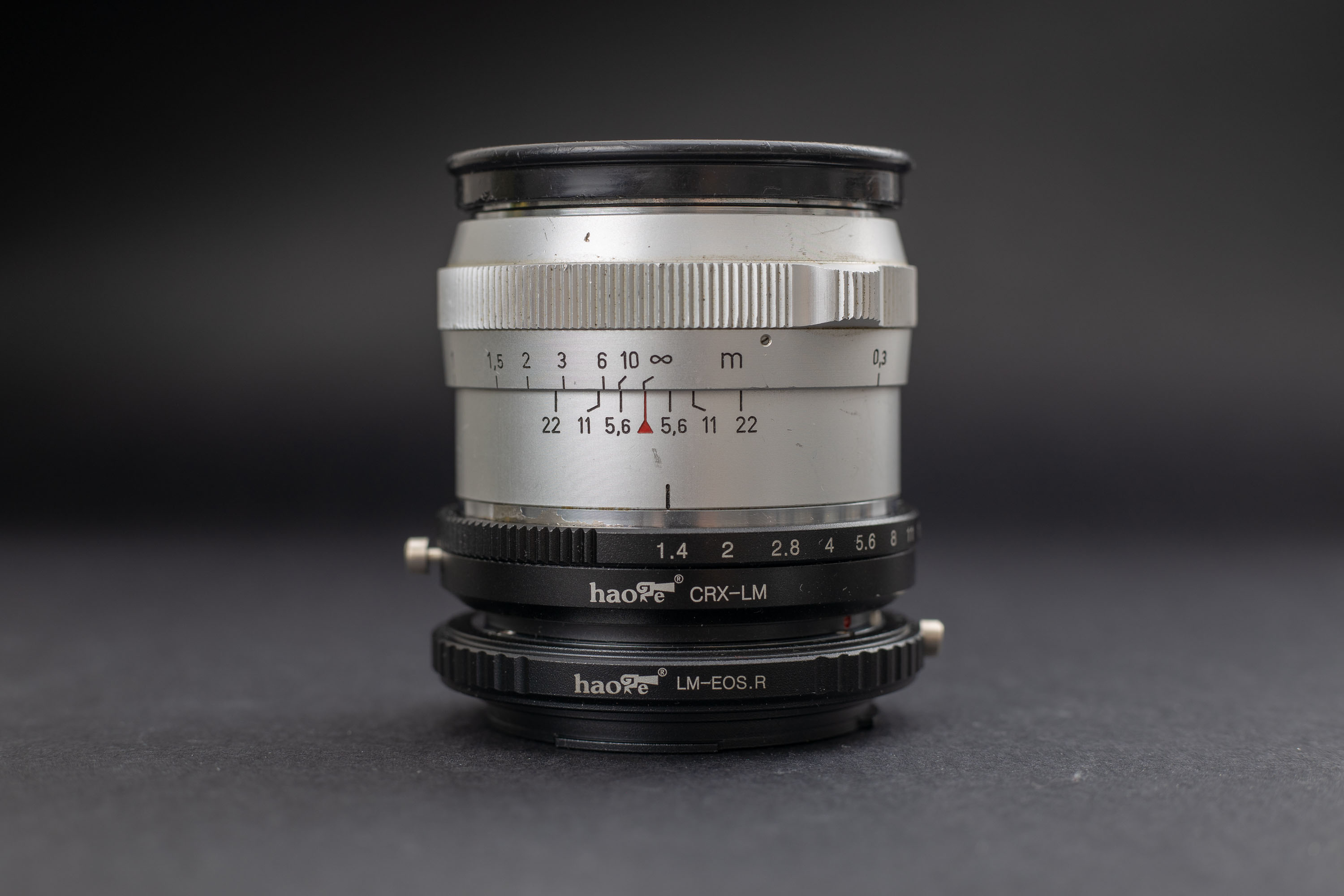 Carl Zeiss Contarex Planar 50mm f2 with adapters