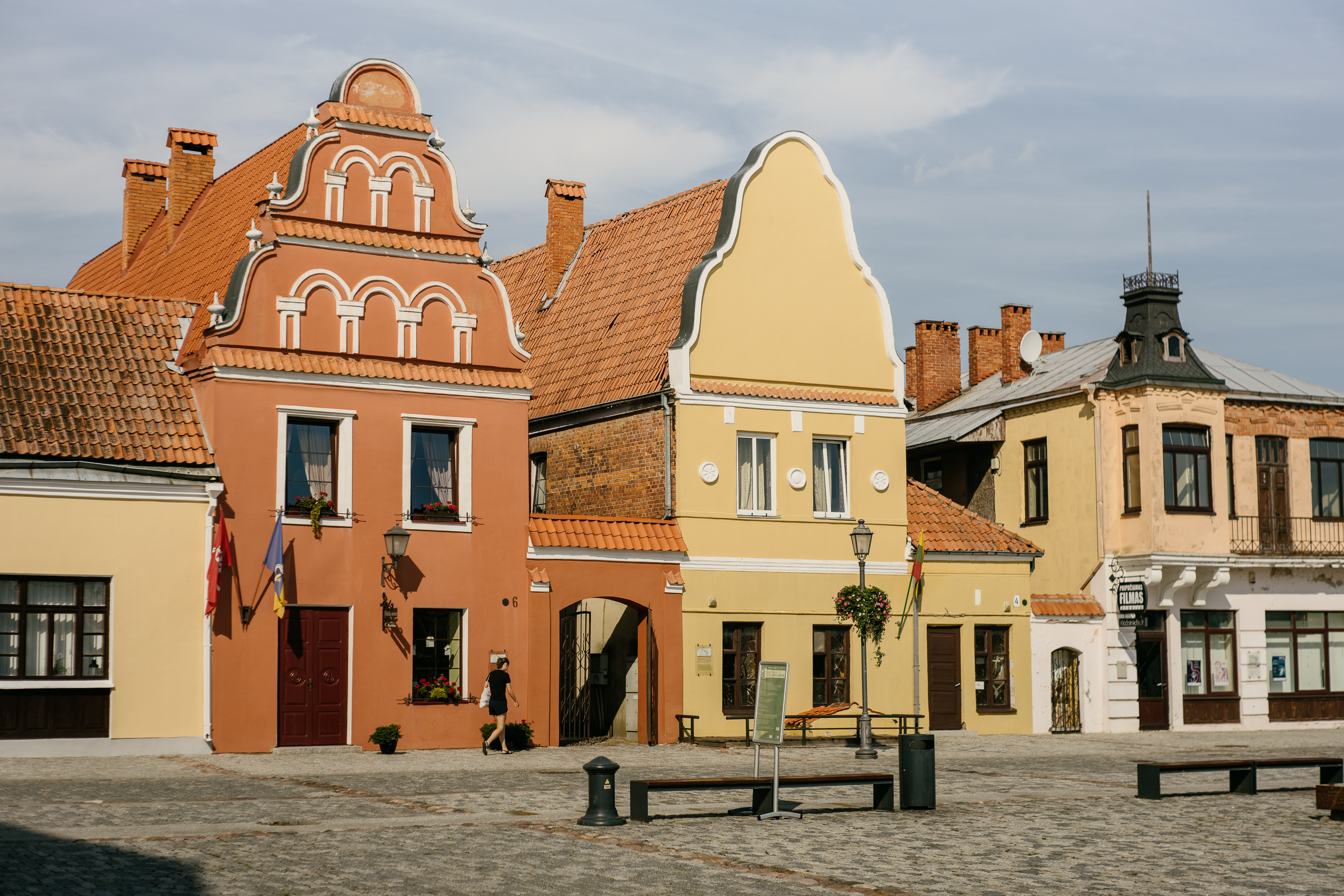 Kedainai old town square in Lithuania - taken with the Voigtlander Nokton 50mm f1.5 - Stopped down to f4
