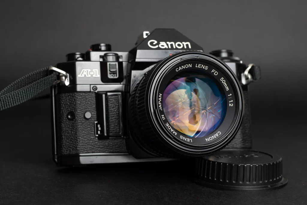 Canon nFD 50mm f1.2 on Canon A-1 camera.